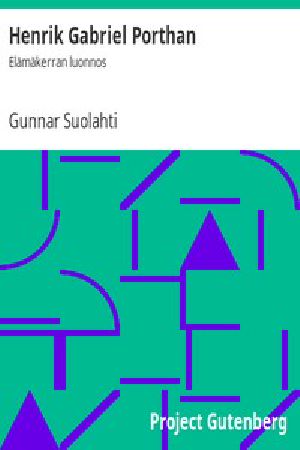 [Gutenberg 53091] • Henrik Gabriel Porthan: Elämäkerran luonnos